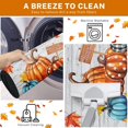 thumbnail image 5 of Hello Autumn Leaves Kitchen Rugs and Mats Non Skid Washable Set of 2, Pumpkin Inspirational Fall Maple Runner Rug, Kitchen Floor Mat Under Sink Mat Throw Rug for Doormat, 5 of 6