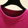 thumbnail image 4 of YUNAFFT Soft Solid Color Brushed Thermal Top with Round Neck and Long Sleeves for Women Warm Base Layer Home Wear, 4 of 7
