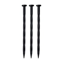 8 Inch Spiral Nylon Anchor Stakes, 50 Pack Sturdy Garden Nails, For Pavers Barriers Sod And Landscaping