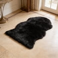 thumbnail image 4 of Long Plush Bedroom Runner Rug - Fleece Non-Slip Carpet Soft Comfortable Machine Washable Floor Mat for Hallways(Dark Gray#2), 4 of 5