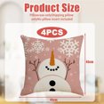 thumbnail image 4 of Christmas Throw Pillow Covers Throw Pillows Cases Party Supplies, 4 of 5