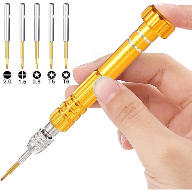 Glasses Screwdriver Set, 5 in1 Multifunction Eyeglass Repair Small
