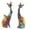Style C, variant on Esquirla 2 Pieces Couple Cat Statues Desktop Ornaments Collection Resin Decorative Figurines Modern Sculptures for Entrance Shelf Desk B