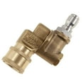 thumbnail image 4 of Quick Connecting Pivoting Coupler For Pressure Washers Nozzles Cleaning High-pressure To Get Hard To Reach Areas 4500PSI 1/4'' Plug, 4 of 8