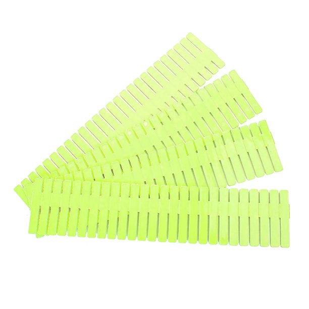 GOOHOCHY Organizador de cajones DIY de 4 piezas, separador de almacenamiento doméstico, espaciador de subrejilla, estantes de acabado para el hogar, armario ordenado, papelería, maquillaje,