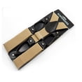 thumbnail image 5 of 6 Button Holes Link Men's Suspenders with 2 Length Adjusters Beige, 5 of 10