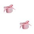 thumbnail image 4 of Jumpingount Joyas redondas collar Pendientes Embalaje Cinta Regalo Anillo de compromiso Caja Bowknot Vitrina Boda Banquete Rosa Rosa 2piezas, 4 of 6