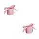 thumbnail image 2 of Jumpingount Joyas redondas, collar, pendientes, colgante, organizador de embalaje, cinta, anillo de compromiso, caja, Lady Bowknot, vitrina Rosa 2Conjunto, 2 of 6