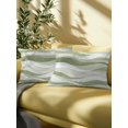 thumbnail image 5 of Outdoor Pillows Waterproof, Light Sage Green Ombre Throw Pillows with Inserts Included, Modern Moire Abstract Art Aesthetics Indoor Outdoor Decorative Lumbar Pillow for Bed/Couch/Patio 12"x20", 1Pcs, 5 of 8
