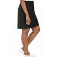 thumbnail image 4 of Hilary Radley Women's Built-in Shorts front Pockets Super Stretch Skort-Black / M, 4 of 5