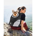 thumbnail image 4 of Popular! M Code Backpack For Dogs, Breathable, Adjustable Backpack For Dogs And Cats With Waterproof Bottom, Padded Shoulder Straps, Backpack For Travel Dogs, 4 of 5