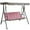 Red, variant on Kozyard Alicia Patio Swing with Comfortable Cushion ( 3 Seats Red )