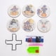 thumbnail image 3 of AA1081 (madera) posavasos de diamante DIY estilo Halloween viene con estante de cojín Likrtyny Oficina Multiescena Multifunción, 3 of 6