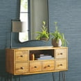 RoomMates Grasscloth Blue Peel and Stick Wallpaper, 20.5 inches x 18