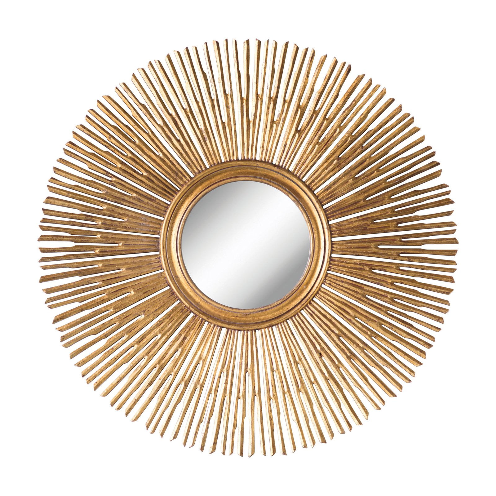 Creative CoOp Gold Sunburst Wall Mirror