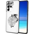 thumbnail image 1 of Compatible with Samsung Galaxy S22 Ultra Phone Case, Heart-5 Case Silicone Protective for Teen Girl Boy Case for Samsung Galaxy S22 Ultra, 1 of 1