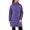 Purple, variant on Smsaxvxz Womens Rain Jackets Fall Fashion Solid Zip Up Waterproof Windbreaker Coat Casual Mid Tops with Pockets Black XL