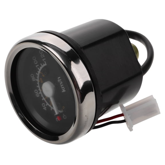 NICEXMAS Mechanical Motorcycle Speedometer Tachometer Dual Scale Gauge Multi Color Plastic Iron