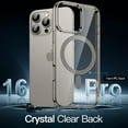 thumbnail image 3 of JETech Magnetic Case for iPhone 16 Pro 6.3-Inch Compatible with MagSafe, Shockproof Phone Bumper Cover, Anti-Scratch Clear Back (Natural Titanium), 3 of 6
