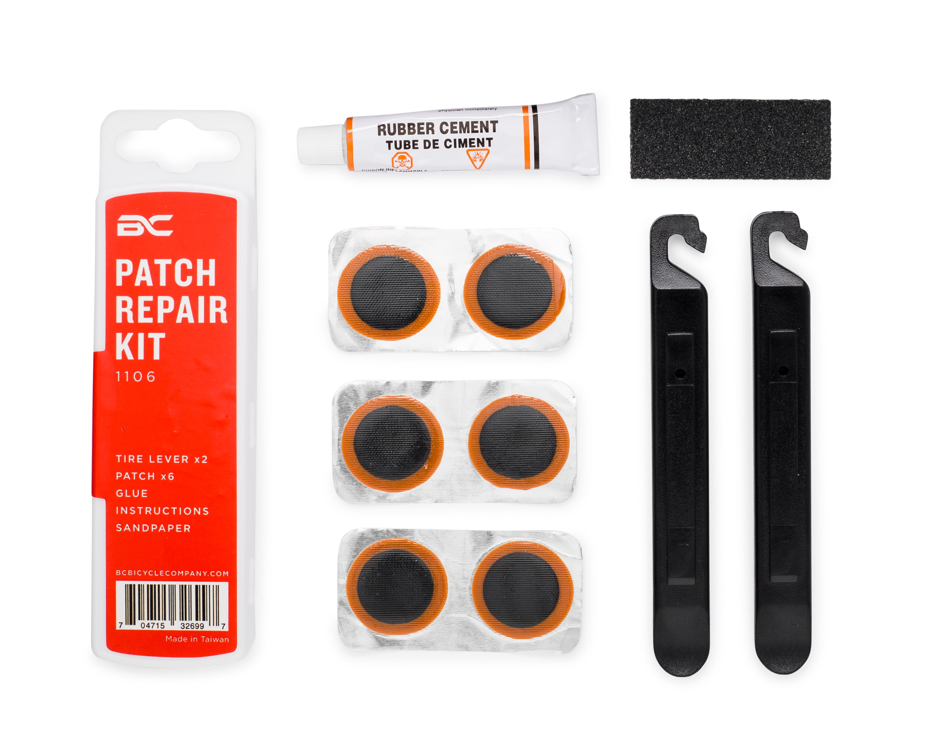 Bike Bicycle Tyre Tube Puncture Patches Repair Tool Kit Cycle Puncher Glueless 