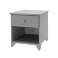 thumbnail image 3 of Plank+Beam Solid Wood Nightstand with 1 Drawer for Bedroom, 3 of 10