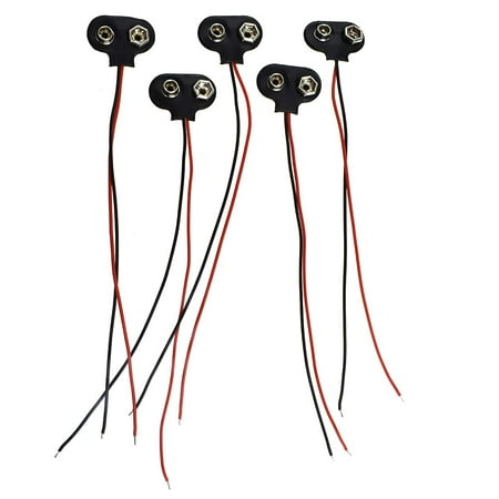 Boucle Batterie 9 Volts Type Bateau Porte Agrafe Cordon Fil