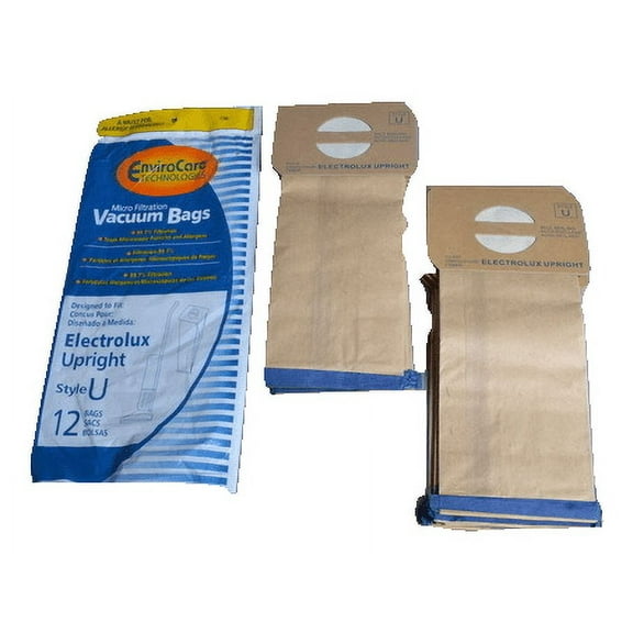 Generic Electrolux Paper Bags Upright U, 12PK Microlined Replacement Part-138