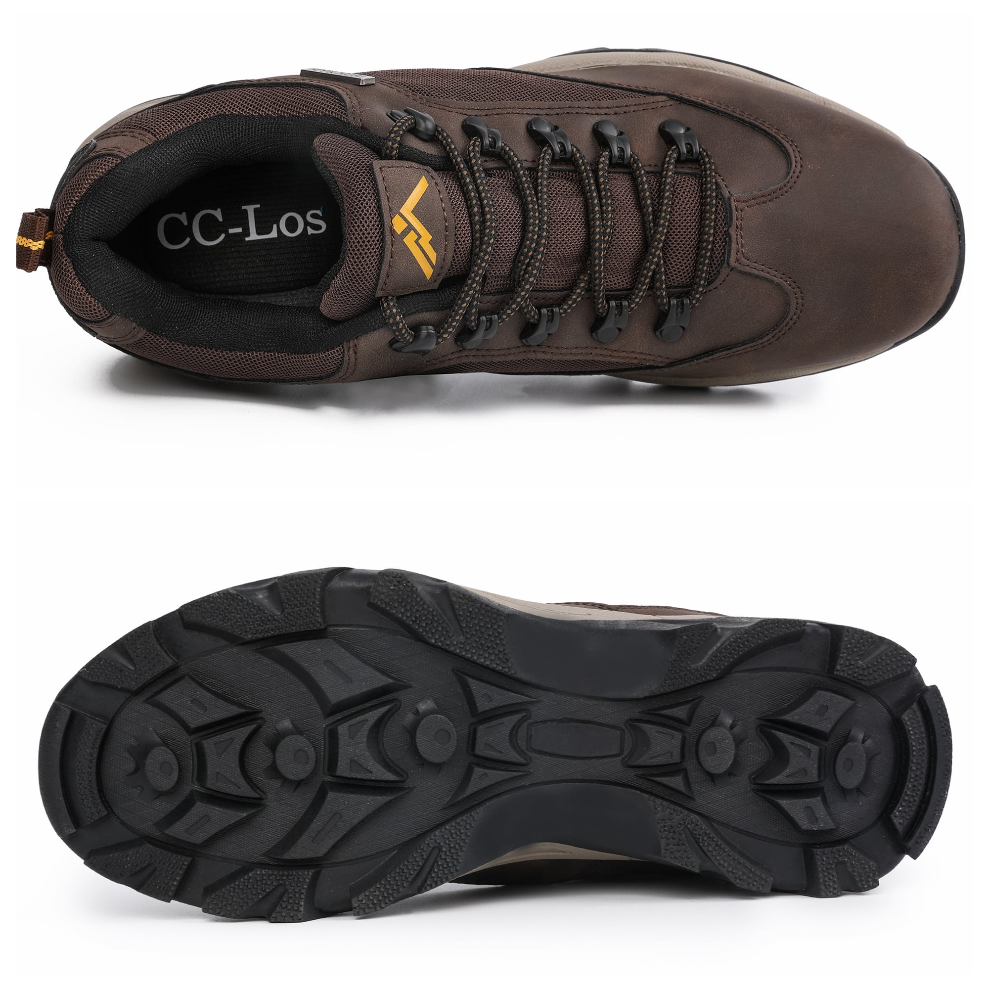 CC-Los Men's Hiking Shoes Lightweight Comfortable Breathable Walking Sneakers Size 7.5-14