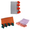 thumbnail image 1 of Manta tejida de 3 piezas con bos, cálida / acogedora, para dormir para , ropa de cama, edredón, regalos de Navidad, colores Macarena Mantas para fundas de sofás de 3 piezas, 1 of 8