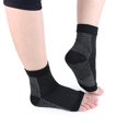 thumbnail image 5 of 1 Pair Copper Infused Compression Socks Ankle Support Pain Relief Socks, 5 of 5