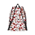 thumbnail image 2 of Yiaed Red Food Print Backpack, Premium Laptop Backpack, Travel Backpack for Women, Lightweight Backpacks, Comfortable Back Pack-Medium, 2 of 7