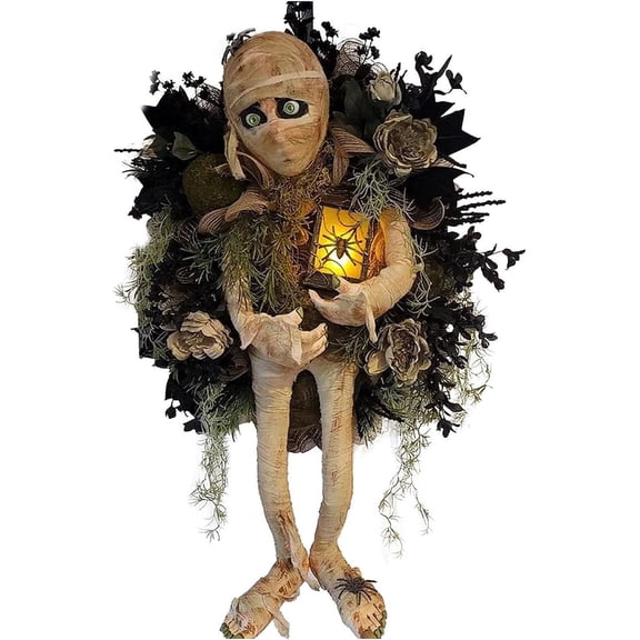 Mummy Halloween Horror Garland Outdoor Door Hanging Holiday Party Decoration Garland