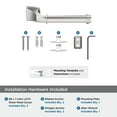 thumbnail image 5 of Amerock Revitalize Chrome Single Post Toilet Paper Holder, 5 of 8