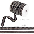 thumbnail image 4 of 32 Yards Sequin Ribbon Black Paillette Fabric Ribbon Flat Glitter Stretch Metallic Applique Trim, 4 of 8
