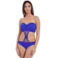 thumbnail image 3 of Freya Monokini Rembourré en Macramé pour Femmes, 36FF, Noir, 3 of 4
