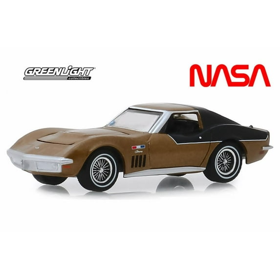 1969 Chevy Corvette, NASA Apollo XII "AstroVette" - Greenlight 30073/48 - 1/64 scale Diecast Model Toy Car