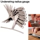 thumbnail image 3 of Guitarra Debajo De La Cuerda Calibre De Radio De Acero Inoxidable Guitarra Constructor Luthier Herramientas Cuerdas De Bajo Juego De Reparación Cuerda De Bajo Medida 9Uds Serendint EL009092-00, 3 of 6