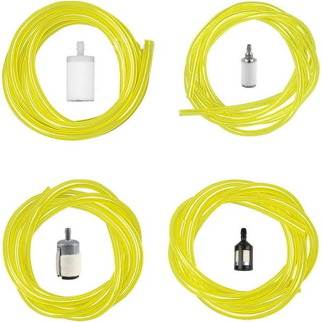 Amazing 4 Size 2 Feet Petrol Fuel Gas Line Pipe Hose Tubing Fuel Filter kit for Poulan Craftman Chainsaw String Weed Trimmer Blower Edger 2 Cycle Engine - Great for all wedding accessories