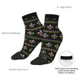 thumbnail image 6 of Rocae Mardi Gras Fleur de Lis for Premium Adult Socks,Comfortable, Breathable, and Durable Socks, Perfect for Everyday Wear, 6 of 7