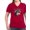 Garnet, variant on CafePress - Rustic Southwestern Bull Skull Born Texas - Women's V-Neck Dark T-Shirt