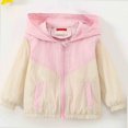 thumbnail image 4 of Afuyipoi Boys Lightweight Jacket (1-9) Color-Block Zippered Hooded Spring Fall Outerwear Pink Size 6, 4 of 7