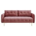 thumbnail image 4 of Modway Cameron Tufted Performance Velvet Sofa in Dusty Rose, 4 of 10