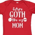 thumbnail image 4 of Inktastic Future Goth Like My Mom with Skulls Boys or Girls Baby Bodysuit, 4 of 5