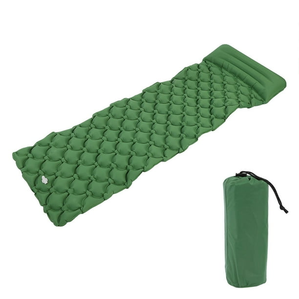 Mgaxyff Inflatable Cushion, Outdoor Camping Sleeping Pad Moisture Floor
