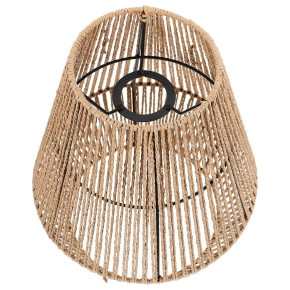 OULII Boho Lamp Shade Rattan Pendant Lampshade Light Diffusion 1Pcs for Homestays