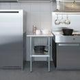 thumbnail image 6 of AmGood 30 in. x 24 in. Stainless Steel Table | Metal Utility Kitchen Prep Work Table | NSF, 6 of 9