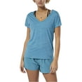 thumbnail image 1 of Reebok Womens Activchill Basic T-Shirt, Blue, Medium, 1 of 1