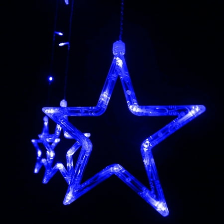 Blue 12 Leds Star Decoration Lights For Party Wedding Blue 12 Leds Star Decoration Lights For Party Wedding Decorations Outdoor Com