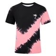 thumbnail image 5 of Beach T Shirts for Men 2026 Summer Casual Short Sleeve Crewneck Coconut Tree Print Tie Dye Tee Shirt Vacation Shirt, 5 of 5