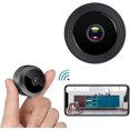 thumbnail image 1 of [Actualizado en 2022] Cámara de seguridad Wifi HD de 1080p, mini cámara con grabación de voz, cámara de niñera con detección de movimiento de audio y video, visualización remota Feliz Sencillez, 1 of 5